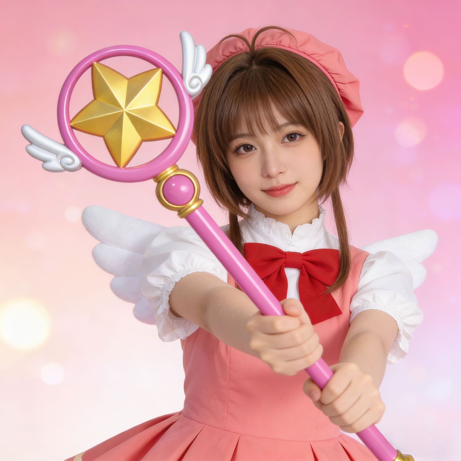 小樱魔杖魔卡少女樱周边星星魔法杖百变小樱变身器权杖cos服道具
