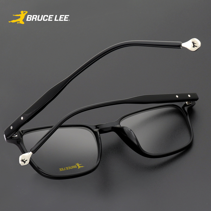 brucelee联名款眼镜板材全镜框架近视眼镜男女方形防蓝光时尚轻盈