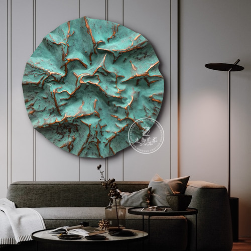 3D立体雕刻金山脉装置艺术壁画