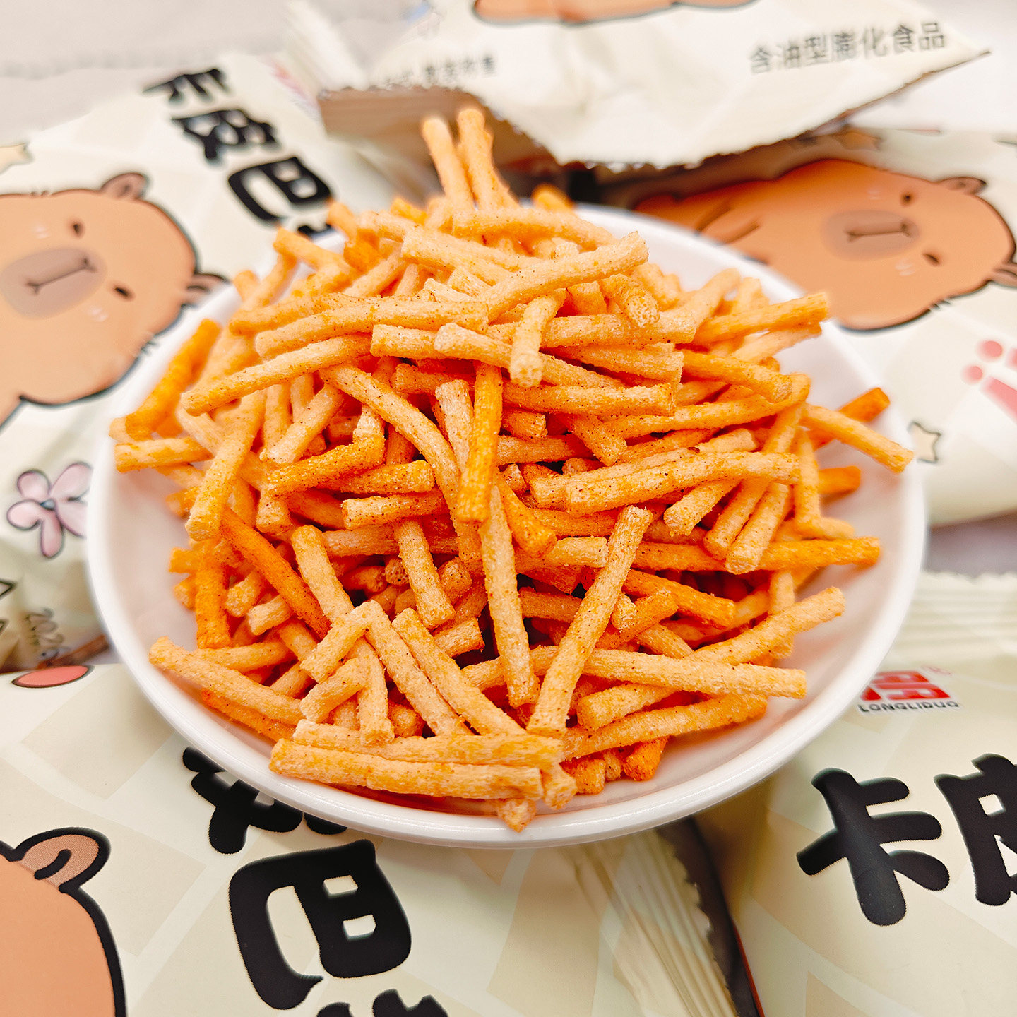 龙利多卡皮巴拉面解馋郊游野餐休闲干脆面捏捏面碎碎面追剧小零食