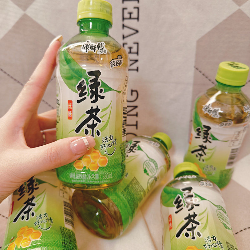 康师傅低糖绿茶330ml婚庆饮料茶饮料聚会旅游郊游饮品解暑年货