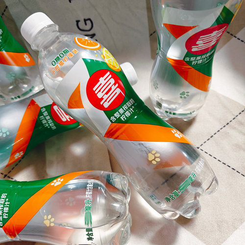七喜小柑橘柠檬味0糖0脂汽水饮料