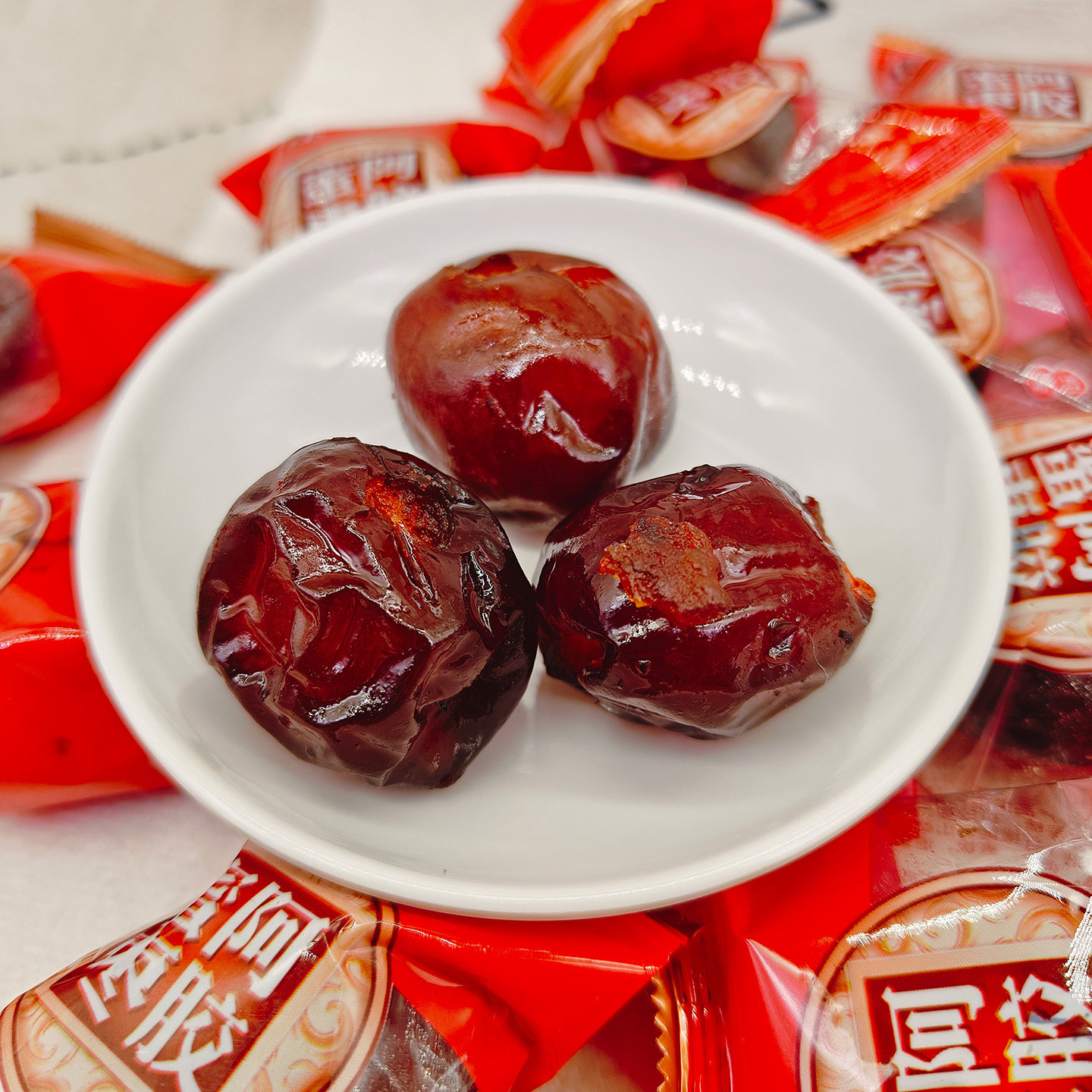 红源红阿胶蜜枣散装怀旧零食小吃