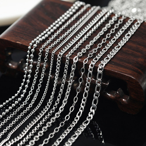 不锈钛钢加密手工手链项链o型链