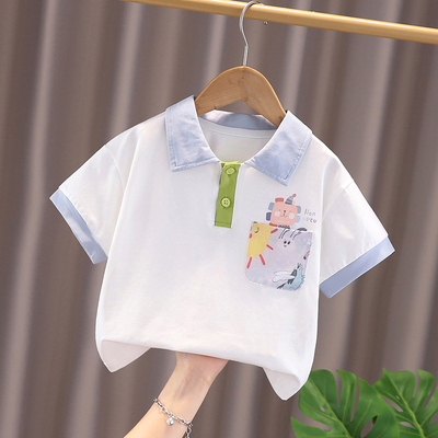 男童短袖T恤夏装新款POLO衫