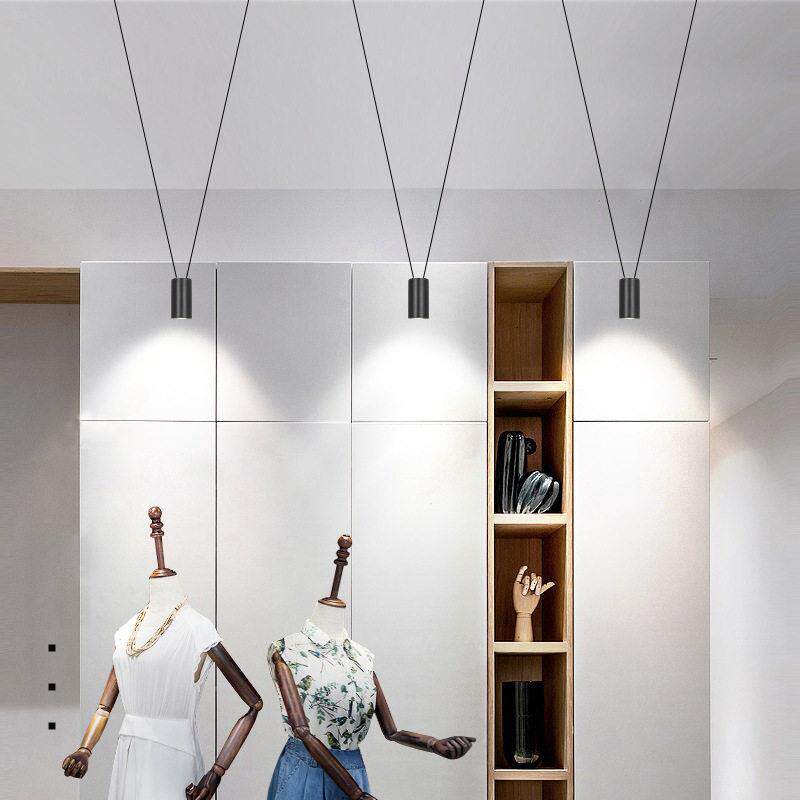 橱窗线条吊灯店铺吧台射灯个性创意商场前台服装店展厅商用灯具