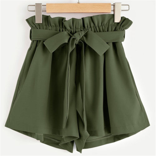 Fashion Elastic waist shorts 2022 summer women short pants
