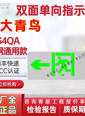 北大青鸟双面单向指示牌指示灯应急灯12S4QA（彩钢通用款）