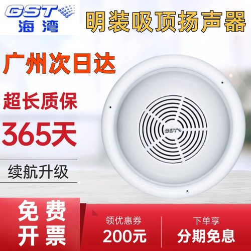 海湾吸顶式北大青鸟明装喇叭