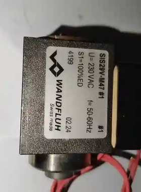 瑞士WFLUH万福乐电磁阀线圈 SIS29V-M47，议价