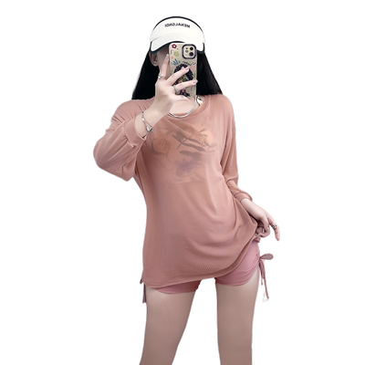 泳衣女分体保守三件套微胖MM少女