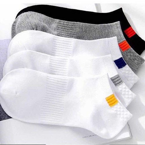 5双袜子男士秋季薄款防臭吸汗透气运动低帮浅口短袜船袜