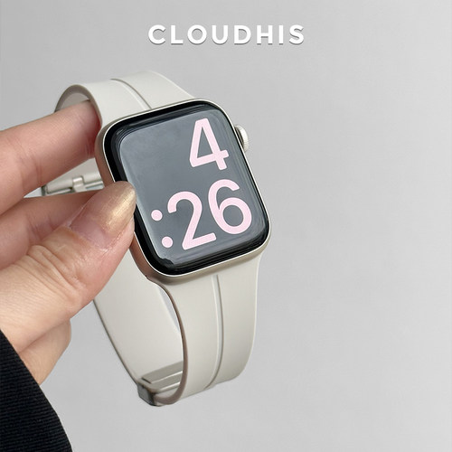 CLOUDHIS硅胶磁吸扣iwatch表带