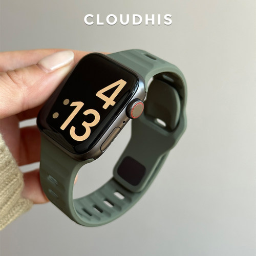CLOUDHIS新款运动硅胶iwatch表带