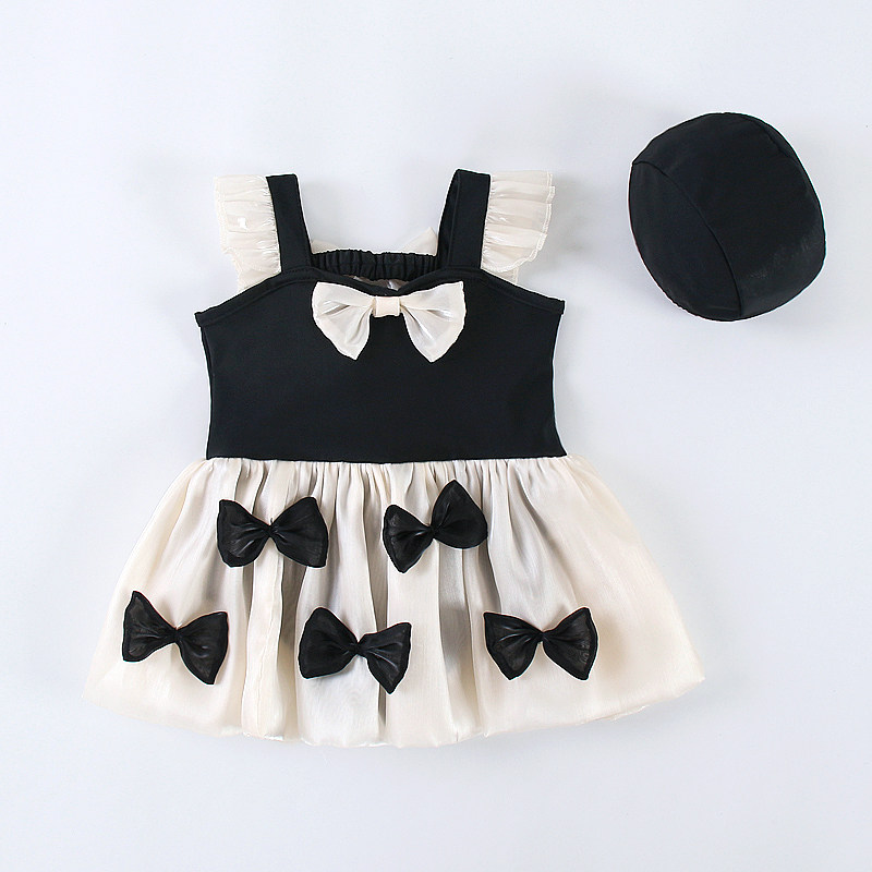 女童连体泳衣夏季新款儿童公主裙式游泳衣宝宝夏装海边度假游泳装