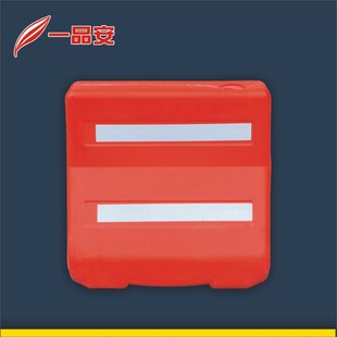 三孔水马防撞桶 蓝白隔离墩 小水马隔离墩 市政围档围栏交通设施