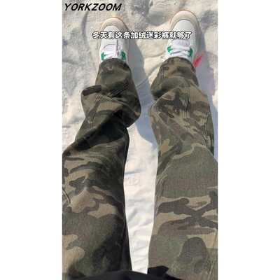 YORKZOOM迷彩工装休闲裤