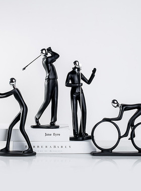 贝汉美创意树脂装饰摆件家居饰品玄关客厅电视柜酒柜摆件工艺品