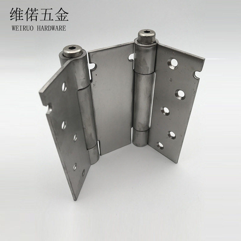 不锈钢4寸5寸6寸弹簧合页 单向双向内外开缓冲合页单开双开门合页