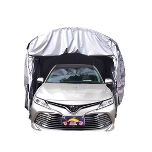 2024年彪羚半自动全自动移动折叠车库伸缩车库防晒遮阳棚户外