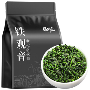 福鲜冠安溪铁观音茶叶2024新茶特级兰花香正品清香型乌龙茶叶散装