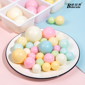 生日蛋糕装饰巧克力空心圆球形创意摆件可食用网红配件甜品台糖果