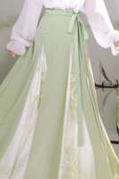 Mi Jin Hanfu Women's [Qingyu] Chinese-style embroidered top improved Sanjian skirt Daily New Chinese-style set thumbnail 3