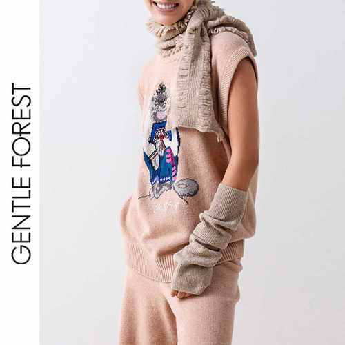 Gentle forest不染系列牦牛绒手套