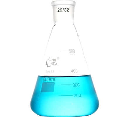 标口三角烧瓶250ml磨口锥形瓶24口50/100/500/1000ml实验用19/29