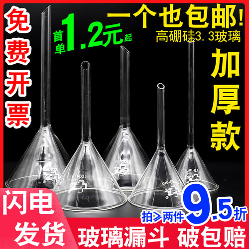 冲量【95折减】加厚玻璃三角漏斗