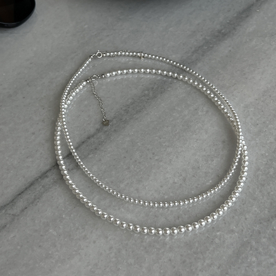 澳白水晶珍珠项链女2026新款爆款