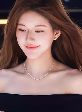 S925纯银碎银子项链高级感轻奢女
