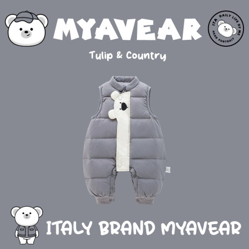 MYAVEAR冬季婴儿羽绒连体衣保暖