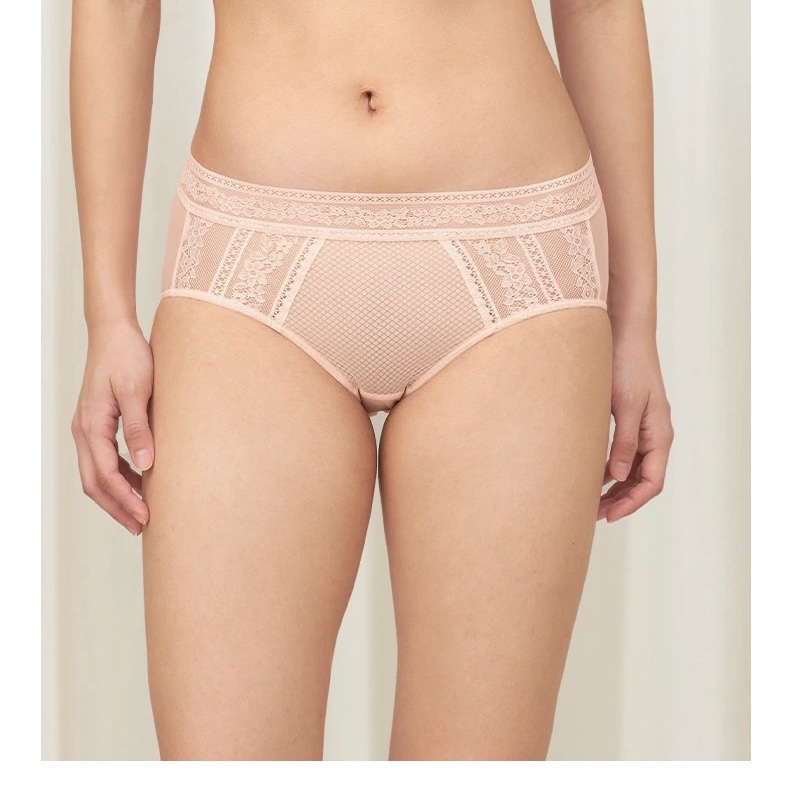 D6-黛16-8890同款蕾丝中高腰女士内裤1条装-87-2365