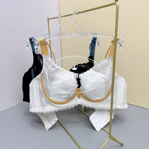 GM31-歌慕尔-大胸显小兔耳内里蚕宝宝软钢收副乳文胸内衣-8302S