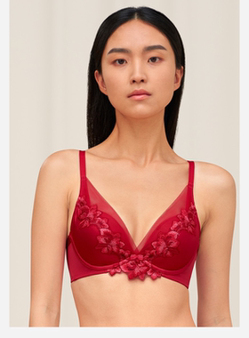 D19-黛-小胸聚拢显大高端金致软钢圈文胸内衣-16-8863/16-8862
