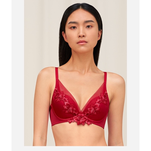 8863 D19 软钢圈文胸内衣 黛小胸聚拢显大高端金致罗袖