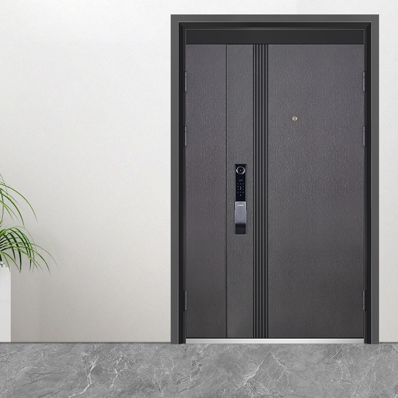 甲级防盗门欧米图平开浙江锌合金