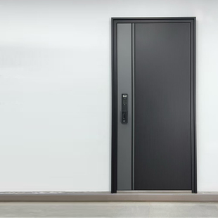 2026甲级防盗门智能指纹锁5D人脸识别钢断桥氟碳漆静音入户安全门