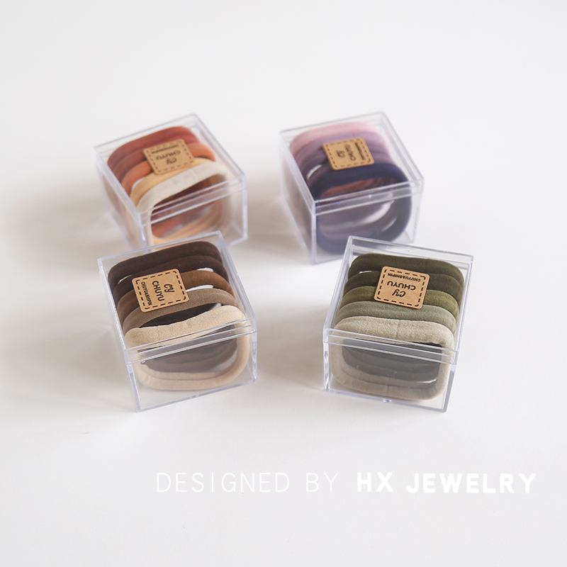 韩国简约不伤发毛巾圈扎头橡皮筋