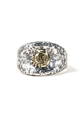 GALCIA男925银朋克戒指