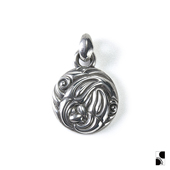 美国银饰纯银鸟巢圆饼吊坠 =silvarie=LONE ONES 美银潮流男女