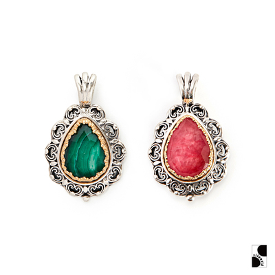 希腊GEROCHRISTO复古宝石吊坠