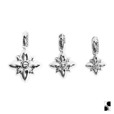 GOGOLLAM双十字美式简约纯银吊坠