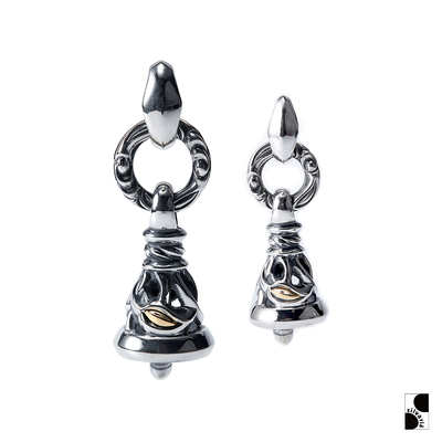 =silvarie=LONE ONES FUSION 美国金眼鹤形铃铛吊坠男女 带链环