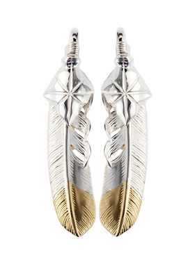 GODSUNS中性纯银箭矢羽毛吊坠