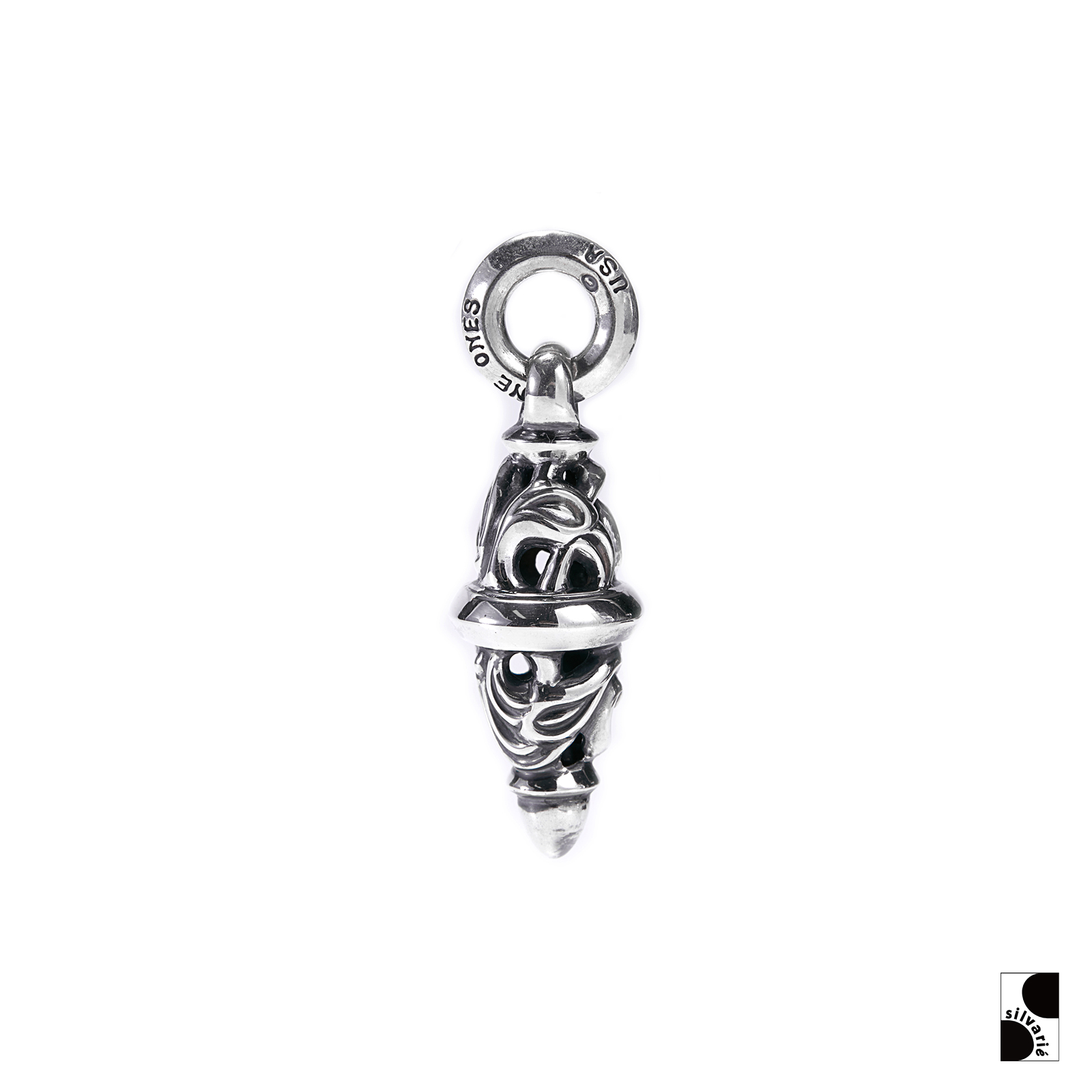 LONEONES纯银和平鸽珠吊坠男女