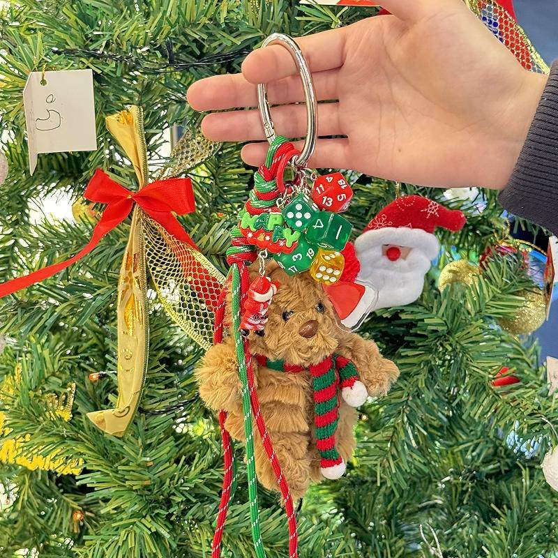 JUSSINGmiu系包挂圣诞限定小熊