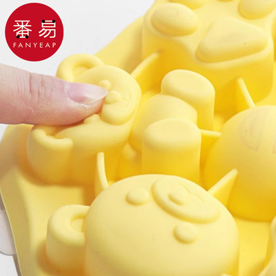 辅食模具AA1S242-猫爪可爱蒸糕模具家用厨房米糕蛋糕烘焙工具