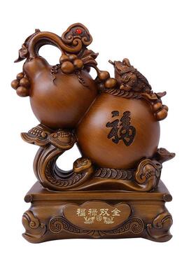 招财葫芦摆件过道进门客厅玄关酒柜电视柜装饰品乔迁送礼开业礼品